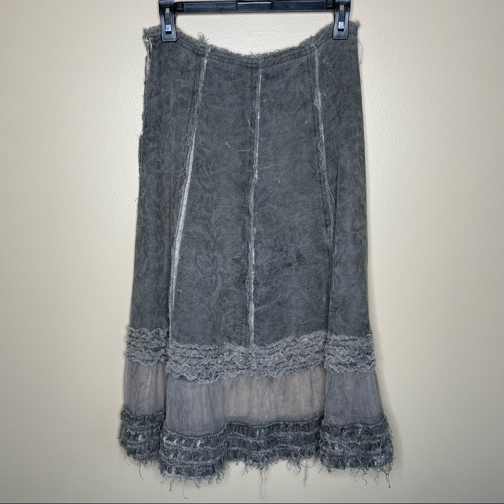 Vintage Free People Distressed Skirt Size 2
